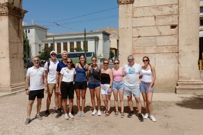 Athens Tour with Electric Bike - Panathenaic Stadium and the Temple of Olympian Zeus: two very different awe moments