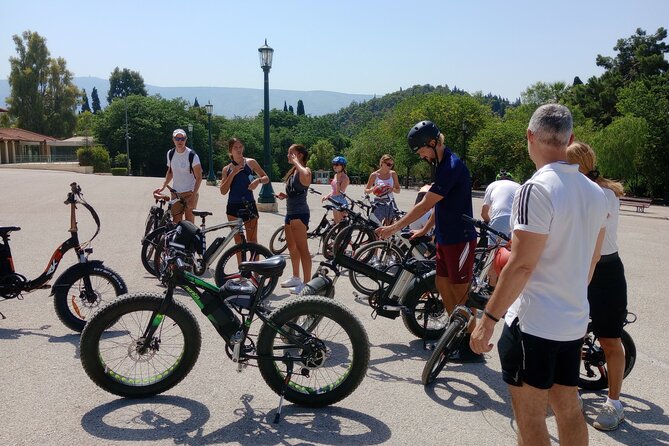 Athens Tour with Electric Bike - Thiseio, Plaka, and Acropolis photo views without committing to the longest line