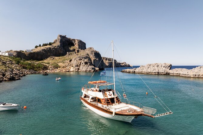Bay to Bay Cruise in Lindos - Stop 3: Kamares Beach for Snorkel Time and a Pirate-Style Story Mood