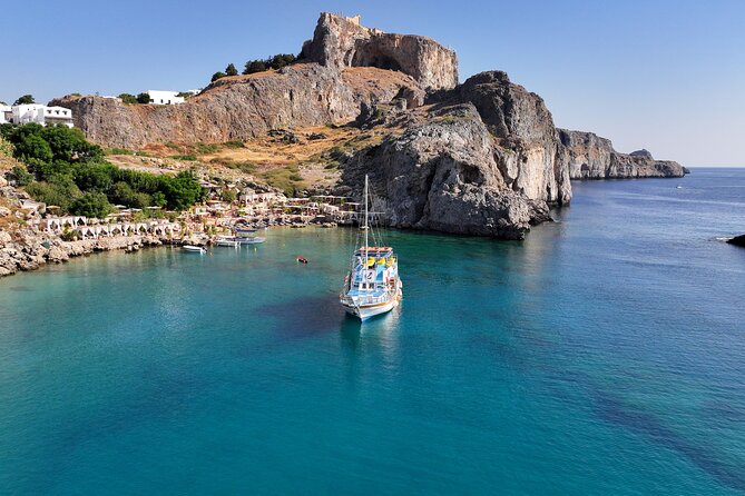 Bay to Bay Cruise in Lindos - Stop 4: Agathi Beach Lunch Finale, Fruit After, and a Last Swim