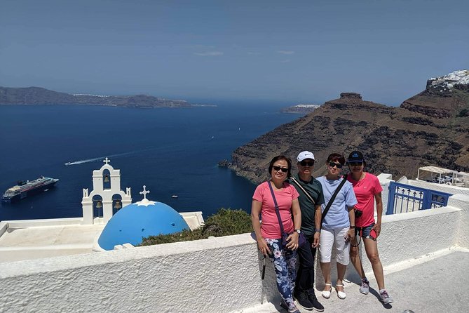 Best of Santorini Highlights Private 5 Hours Tour - Firostefani and the Blue-Domed Church Picture-Perfect Moment