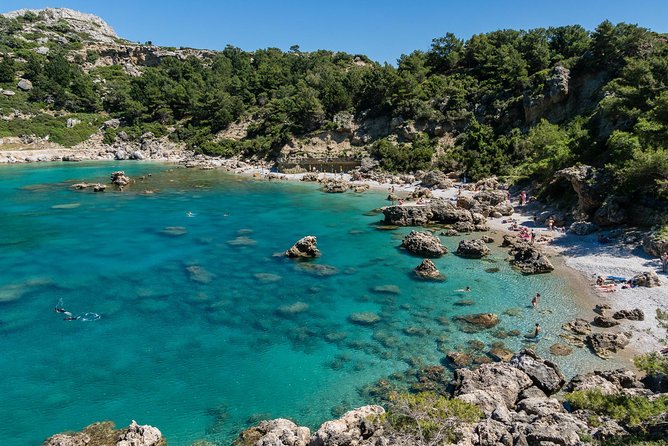 Boat Trip to Anthony Quinn, Kallithea & Traganou Bays - The boat experience: comfy bean bags, music, and an attentive crew