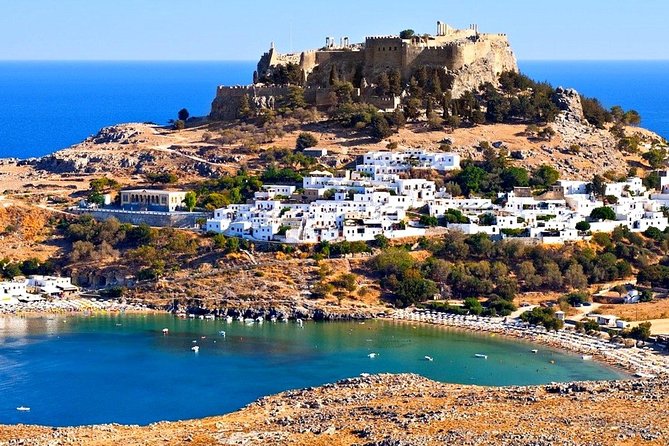 Boat Trip to LINDOS with Swimming Stops at Anthony Quinn's & Tsambika Bays - How the Lindos boat schedule works, and why it feels efficient