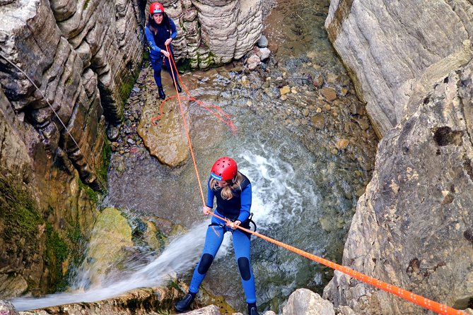 Canyoning trip at Zagori area of Greece - Section A - The highlights you’ll remember, from 17m rappels to the 1.5m jump