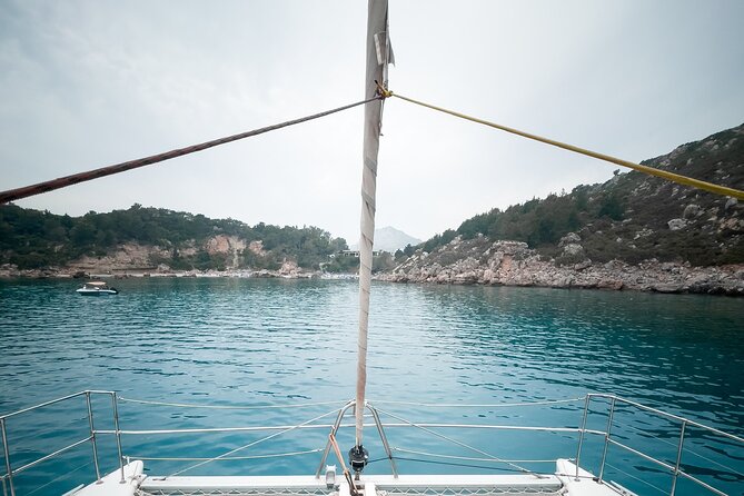 Catamaran Cruises Rhodes - 6 Hours Day Cruise ALL INCLUSIVE - Anthony Quinn Bay: your first 60 minutes in clear water