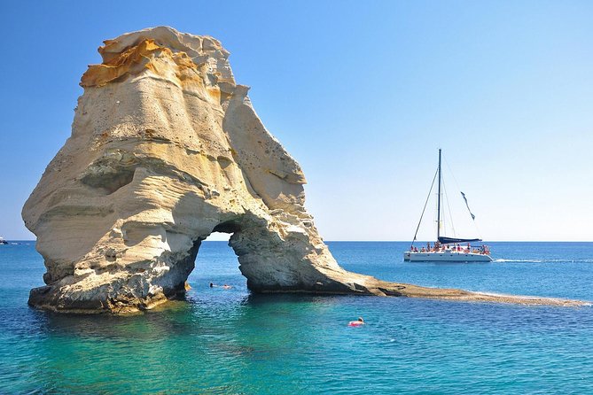 Catamaran Full Day Cruise: Poliegos - Kleftiko - Food and drinks on board: what actually makes the day feel easy