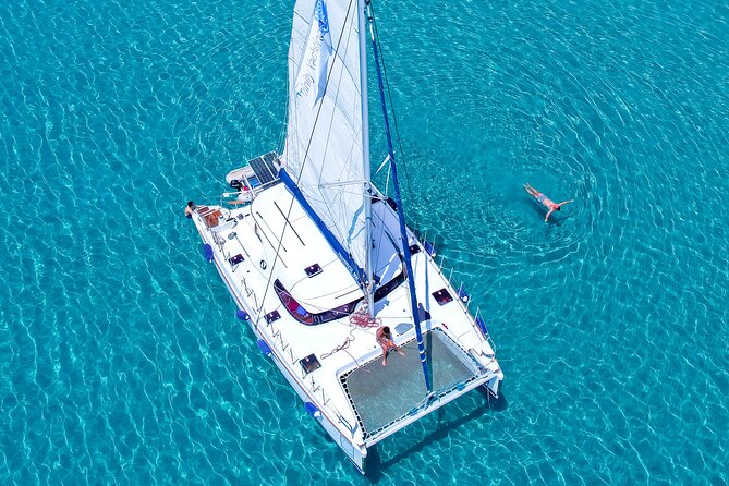 Catamaran Full-Day of Milos and Poliegos With Lunch & BBQ - Kalogries Beach, the clean-water reputation
