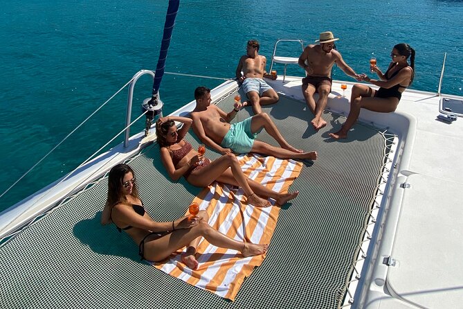 Catamaran Full-Day of Milos and Poliegos With Lunch & BBQ - Kleftiko Beach: pirates, white rocks, and great snorkeling