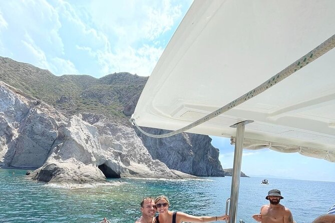 Catamaran Semi Cruise Paros Antiparos includes Food and Drinks - Snorkeling gear, floats, and how to make swim stops easy