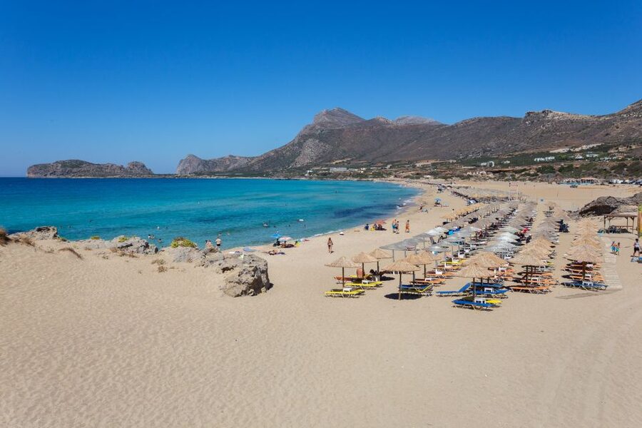 Chania: Balos and Falassarna Tour with Loungers and Lunch - Falassarna Beach, where the chairs are waiting and swimming feels easy
