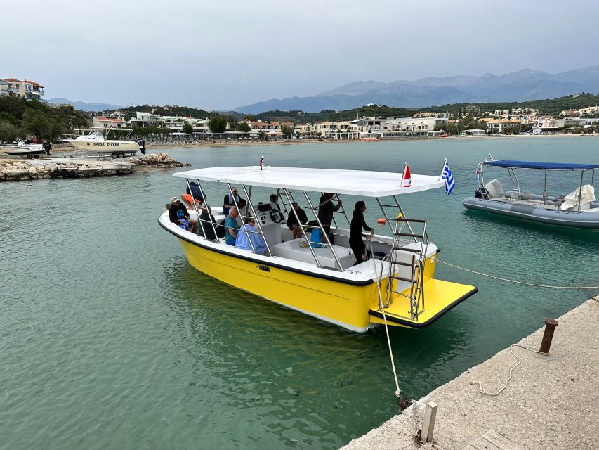 Chania: Boat Trip with Guided Snorkeling & Stand-Up Paddling - Snorkeling Off Almyrida: Clear Water, Fish Names, and Comfort Coaching