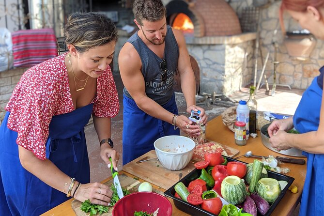 Chania Cooking Class-The Authentic Enjoy traditional Cretan meal - Appetizers first in your plate, even if they were prepped last