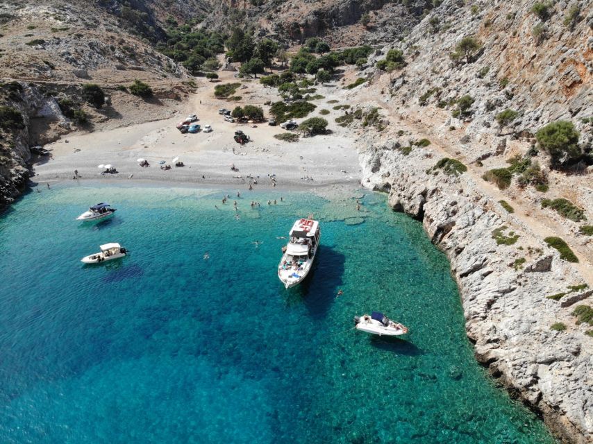Chania: Menies Beach & Chironisia Bay Cruise with Snorkeling - The cruise along the Rodopou Peninsula: the “in-between” time matters