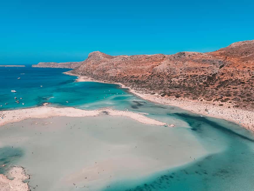 Chania/Rethymno: Balos & Gramvousa With Pickup & Boat Ticket - Balos Lagoon: white and pink sand, turquoise water, and real swim time