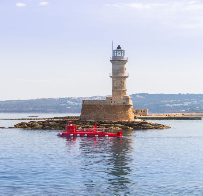 Chania: Semi-Submarine Boat Underwater Experience - The 35-minute route: old port loop, then out toward the rocky wave thruster