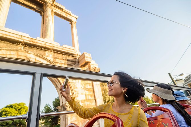 City Sightseeing Athens, Piraeus & Beach Riviera Hop-On Hop-Off Bus Tours - Athens Line Stops: Syntagma, Acropolis Area, Museums, and Classic Squares