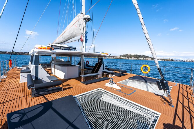 Comfort Max Catamaran Caldera Cruise with BBQ and Drinks - Timing and weather reality in Santorini