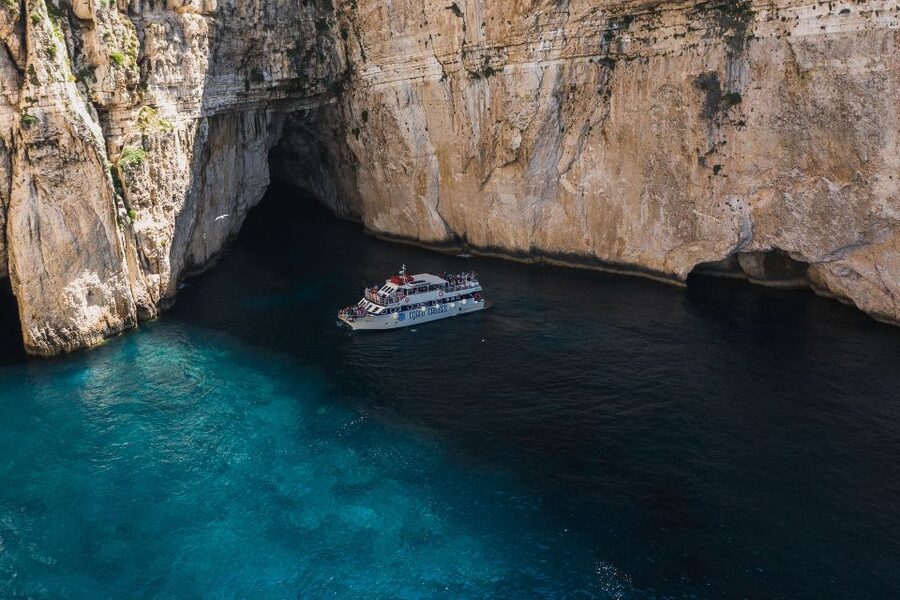 Corfu/Benitses/Lefkimmi: Paxos, Antipaxos, & Caves Cruise - Voutoumi Beach for about 50 minutes: the ideal swim reset