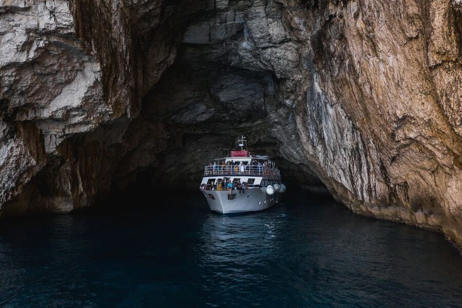 Corfu/Benitses/Lefkimmi: Paxos, Antipaxos, & Caves Cruise - Gaios on Paxos: 2 to 2.5 hours in the island capital