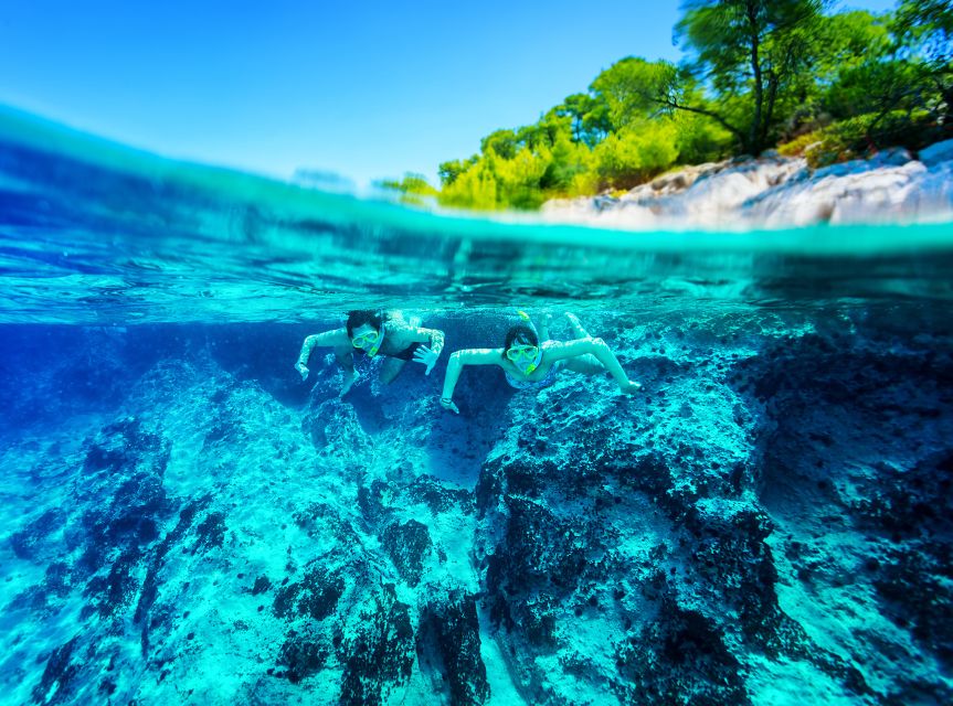 Corfu: Day Cruise to the Blue Lagoon with Visit to Syvota - Bella Vraka beach: a quieter swim break with snorkeling chances