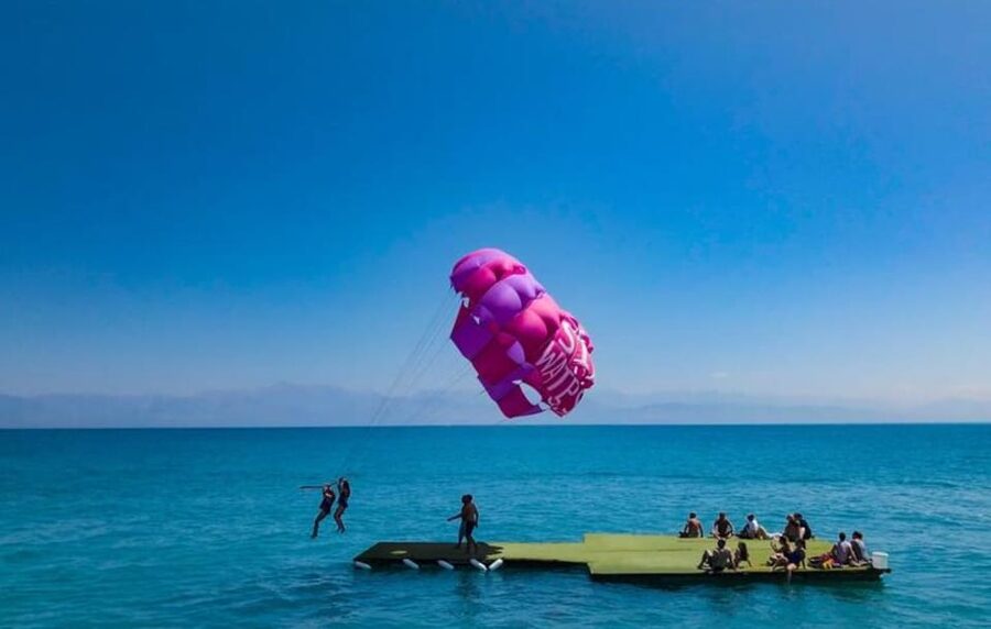 Corfu: Parasailing Experience for 2 in Sidari - From Bolero Beach to the Sea Launch Pad