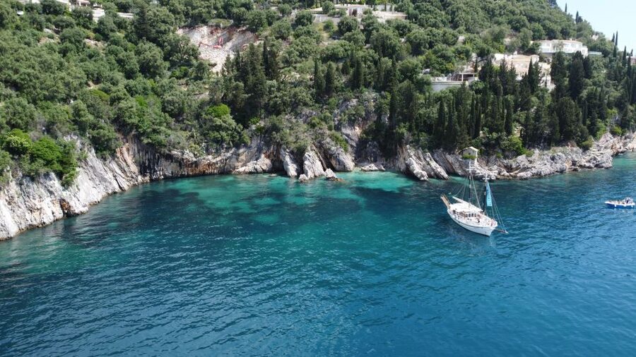 Corfu Town: Full-Day Cruise with Lunch, Drinks & Swim Stops - Crew energy: friendly, engaged, and not overbearing