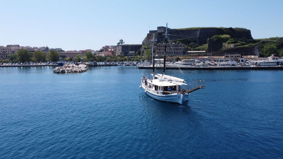 Corfu Town: Full-Day Cruise with Lunch, Drinks & Swim Stops - Swim stop #2: more quiet coves, more time in the turquoise