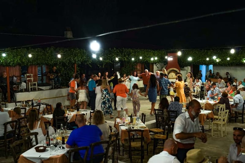 Cretan Night: Dinner & Live Show at Pano Karouzanos Village - Walking the Village Streets Before Dinner, Photos and Quiet Moments First