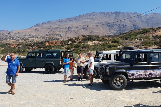 Cretan Safari – 4x4 Adventure to Preveli Beach with Lunch - Spili village stop: the Venetian lion-head fountain and the lunch zone