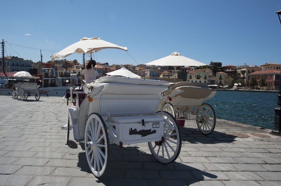 Crete: Chania, Lake Kournas and Rethymno Tour - Chania: Venetian Harbor Vibes and Market Browsing