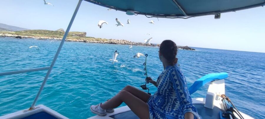 Crete: Fishing & Swimming Boat Cruise with Lunch & Drinks - Fishing Stops Around Elounda Bay (Plus the Sea Caves Angle)