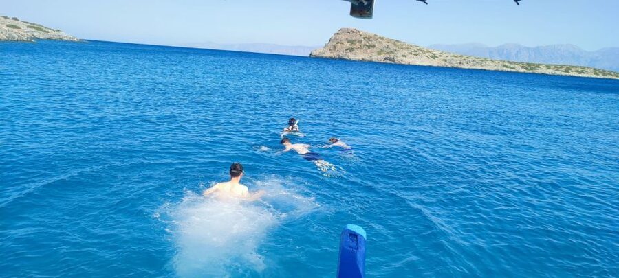 Crete: Fishing & Swimming Boat Cruise with Lunch & Drinks - The Swim and Snorkel Window: Clear Water Time