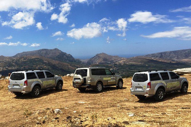 Crete Jeep Safari to the south coast - Stop 1: Agros Patsos Gorge area and Drymos cafe reset