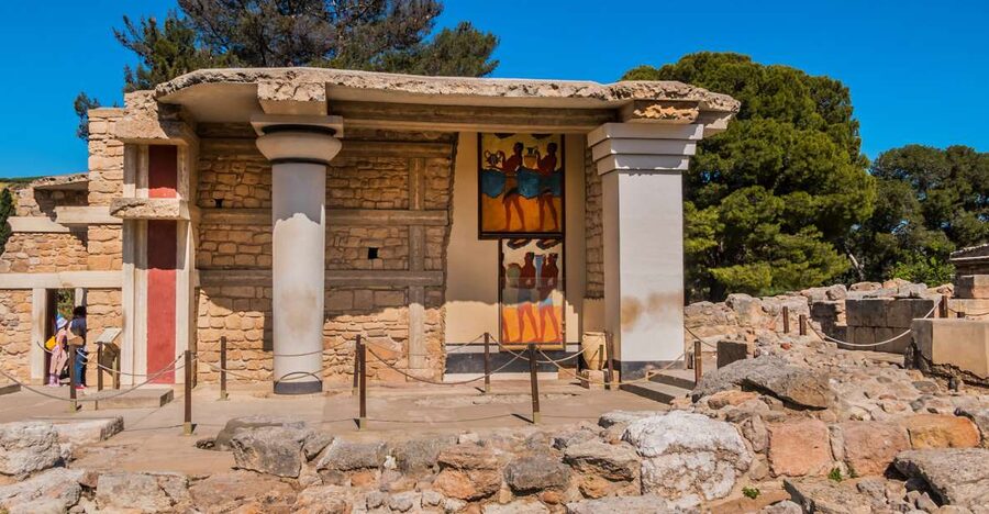 Crete: Knossos Palace Entry Ticket with Optional Audio Guide - Murals, Restorations, and the Throne Room You Can Still See Intact