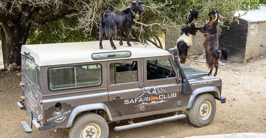 Crete: Land Rover Safari on Minoan Route - Reservoir stop and the Roman Empire aqueduct you can actually see