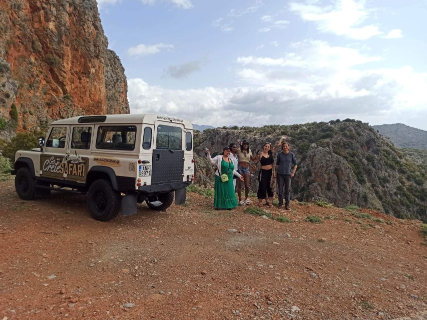 Crete: Lasithi Plateau Zeus Cave Guided Jeep Safari Tour - Avdou and Krasi: markets, snacks, and olive-country stops