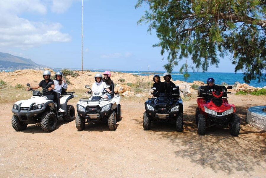 Crete: Off-Road Quad Safari Evening Tour with Hotel Transfer - St. George Selinari Monastery: A Pause With Views and a Bit of Walking