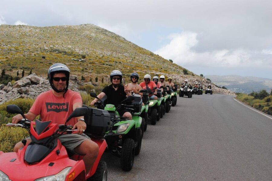 Crete: Quad Off-Road Tour to Villages with Hotel Transfers - Taverna Eva break: plan for a buy-it-yourself lunch stop