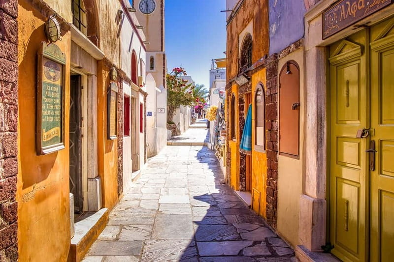 Crete: Santorini Day Trip with Fast Ferry Cruise - Fira: Guided Focus, Cliff Views, and Time to Reset