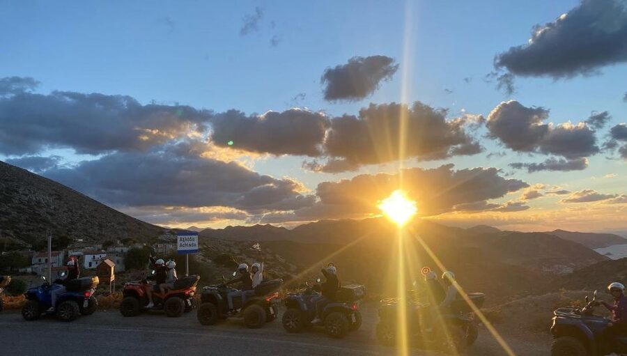 Crete: Sunset or Morning Quad with Local Products Tasting - Sea cliff paths and lonely roads: what the ride actually feels like