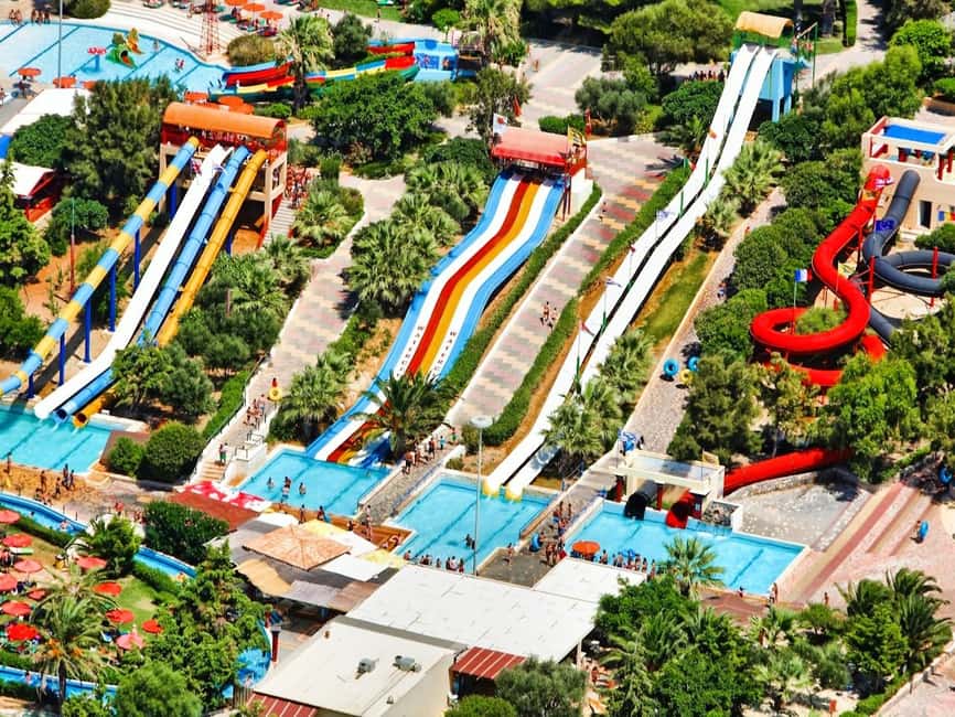 Crete: WaterCity Waterpark with Hotel Pickup - First stop: WaterCity Waterpark in Heraklion (your 6-hour swim window)