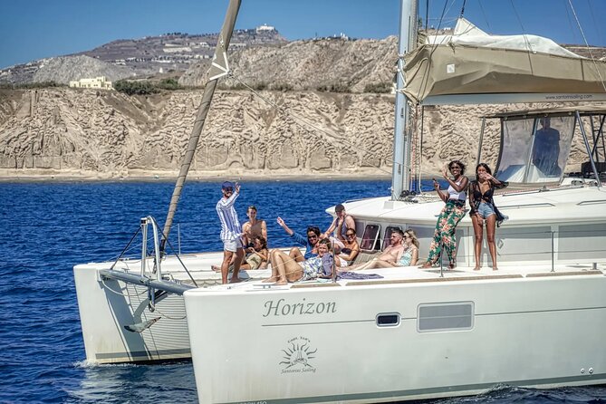 Deluxe Santorini Sailing with BBQ and Drinks Shared Tour - Palea Kameni and Nea Kameni: Volcanic Islands and Warm-Spring Area Views