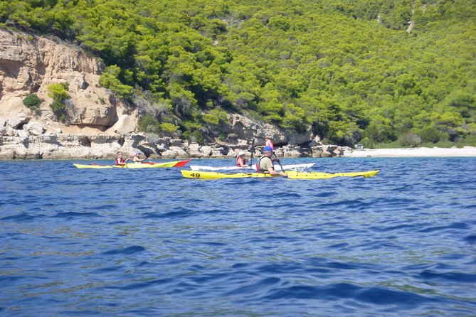 Epidavros sea kayak at the Ancient sunken city tour, small ancient theater - What to expect from the pacing, fitness level, and real-world comfort