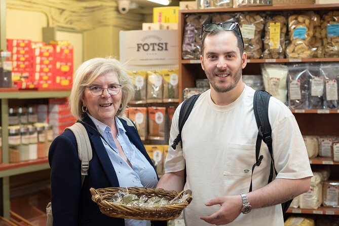 Explore the hidden food gems of Athens - Psiri for olives, tea, honey, and the spice-side stories