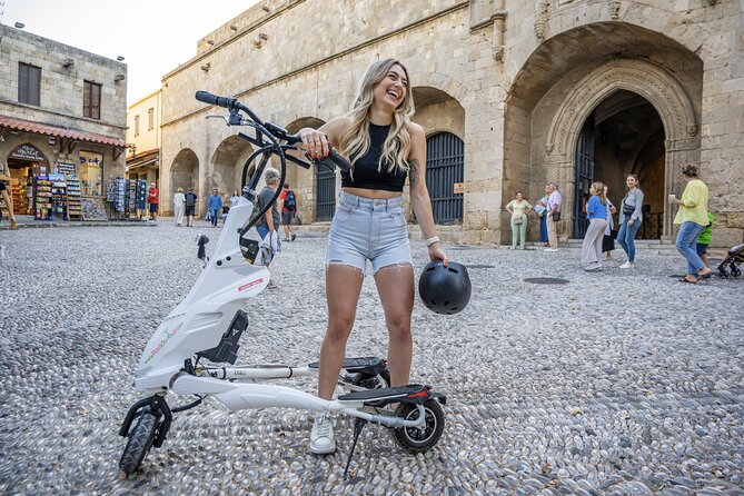 Explore the new town and the medieval town of Rhodes on scooters - 3 hours - Key takeaways before you go