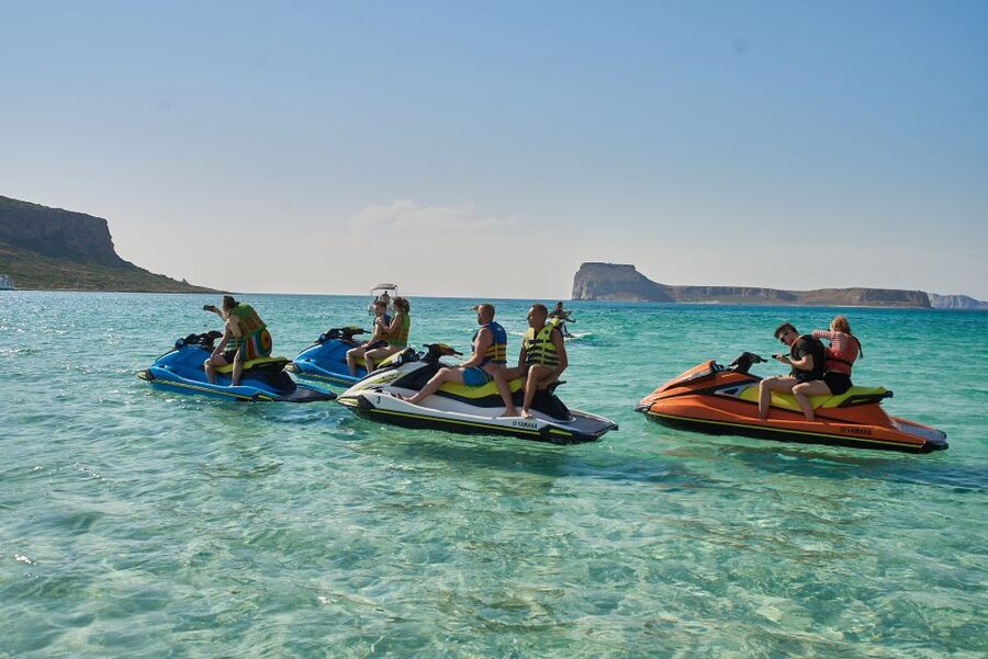 Falasarna: Jet Ski Safari to Balos Beach - Jet ski value at $287 per group up to 2, what you’re really paying for