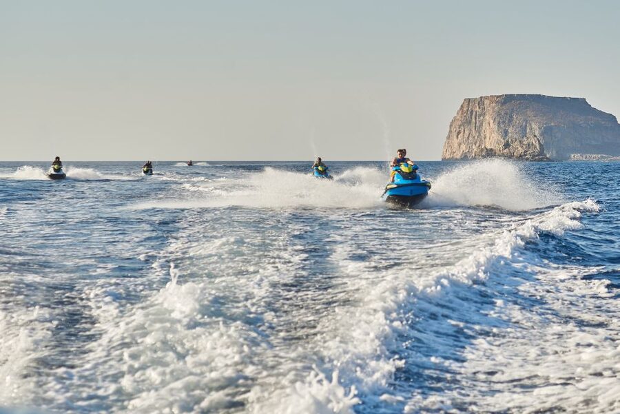 Falasarna: Jet Ski Safari to Balos Beach - Balos Lagoon stop: swimming, photos, and that shallow-water feeling