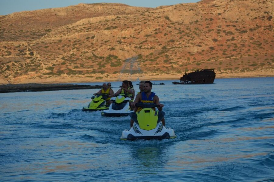 Falasarna: Jet Ski Safari to Balos Beach - Choosing your departure time: morning calm, 14:00 comfort, or 17:00 golden-hour energy