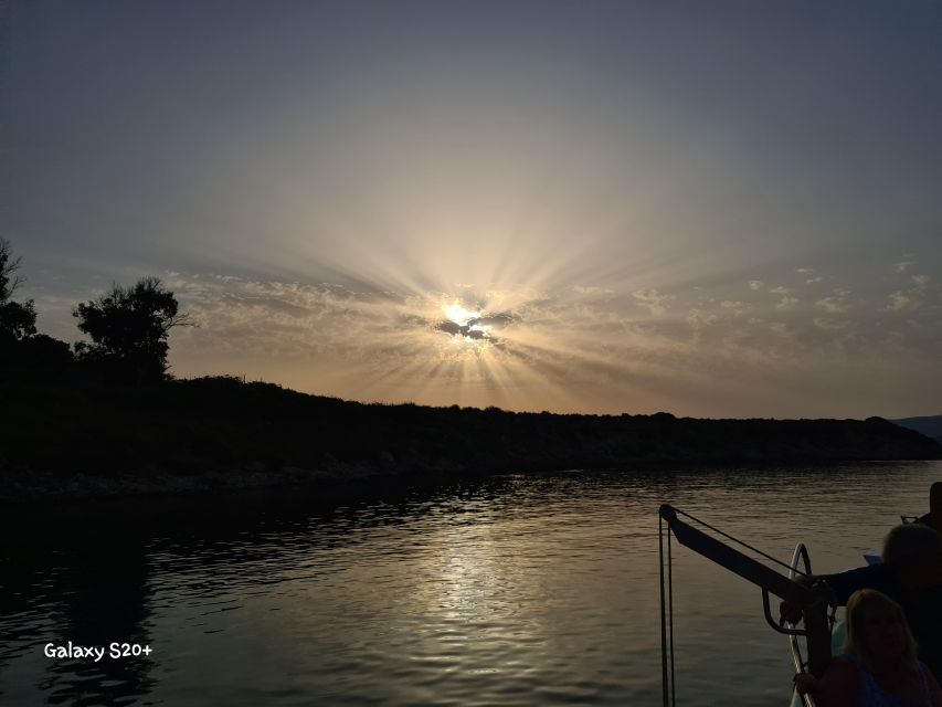From Argostoli: Vardiani Island Sunset Cruise & Greek Meze - Finding Dreamy Cruises Kefalonia at Argostoli Harbor