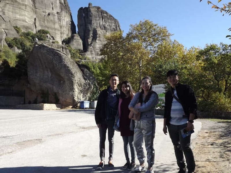 From Athens: Meteora Caves & Monasteries Day Trip by Train - Hermit caves of St. Nicholas Badovas: why people lived on the rocks